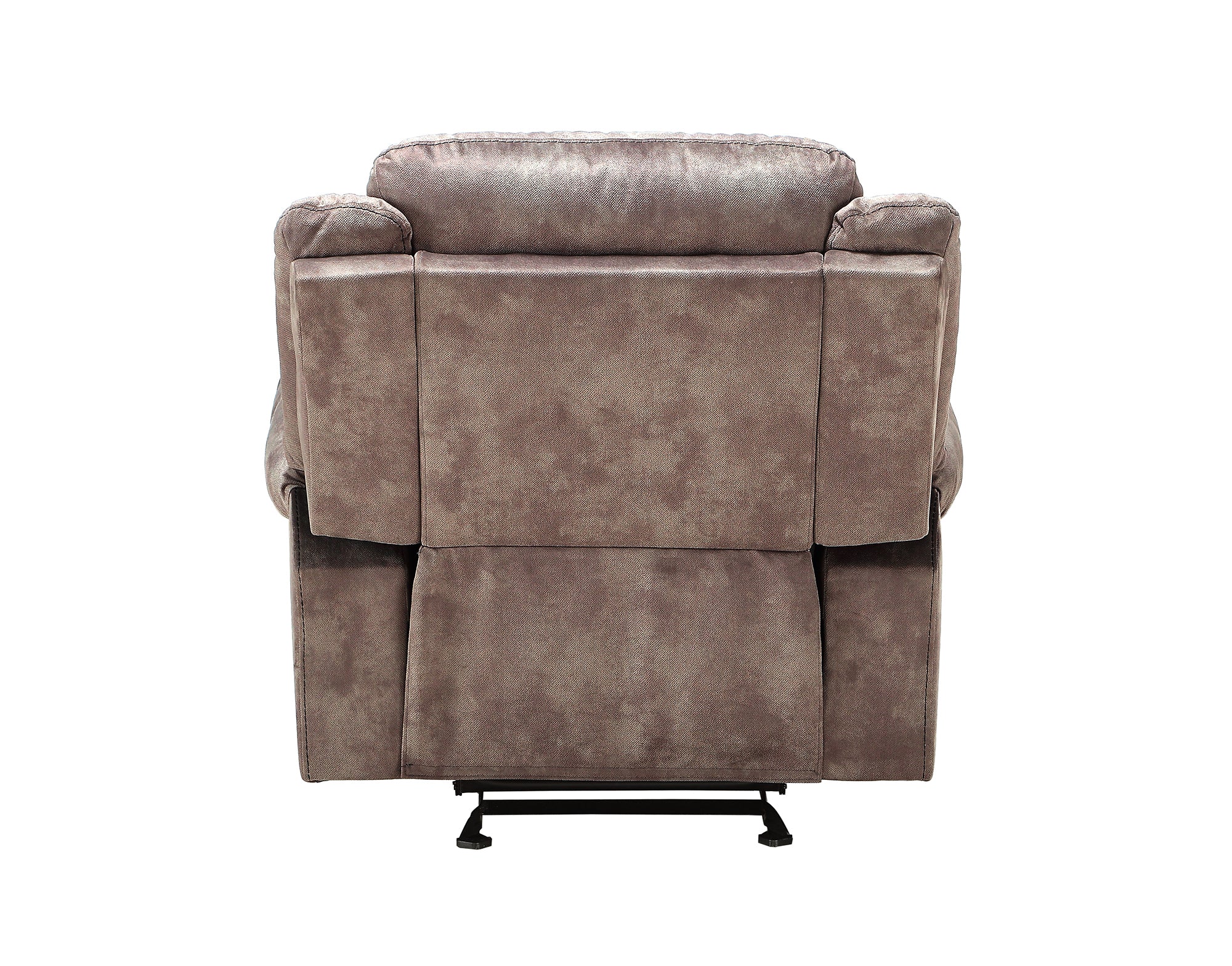 Zubaida Two Tone Chocolate Velvet 3PCS Recliner Living Room Set