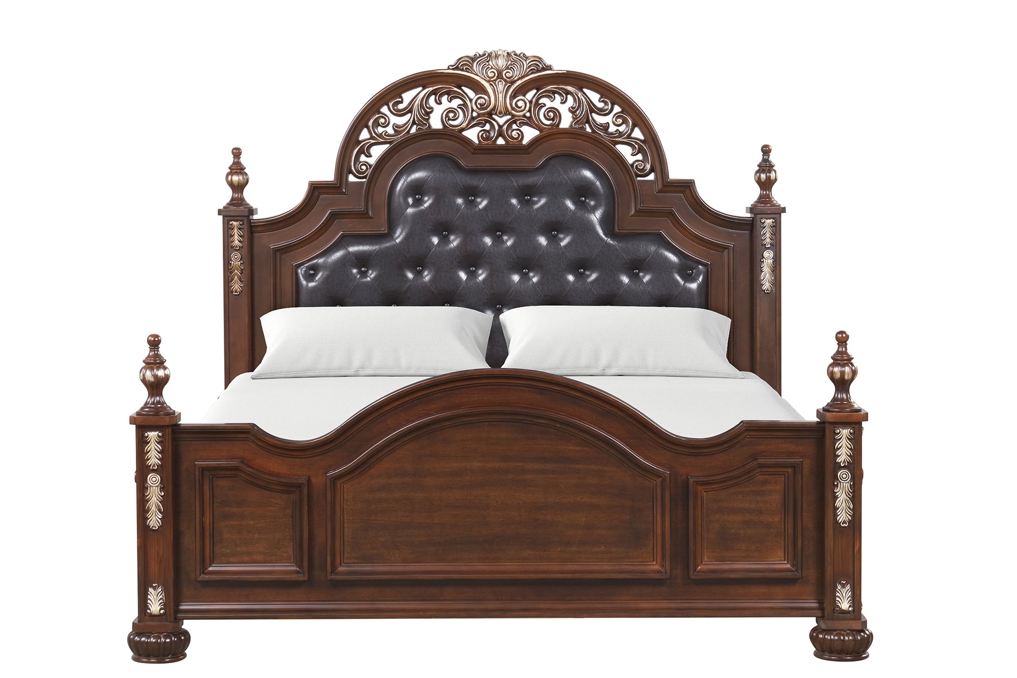 Lyon G07100A-QB Queen Bed , Cherry