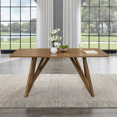 Avery 5-Piece Dining Set, Tripod-Cross Dining Table with 4 Stylish Chairs