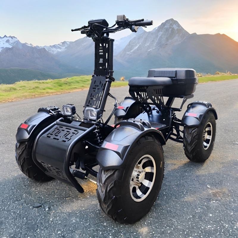 Electric ATV 2000W*4, 76V 59AH, 55km/h Max Speed, 21" Tires