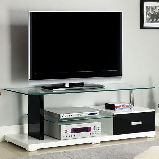 Egaleo Black/White 55  TV Console