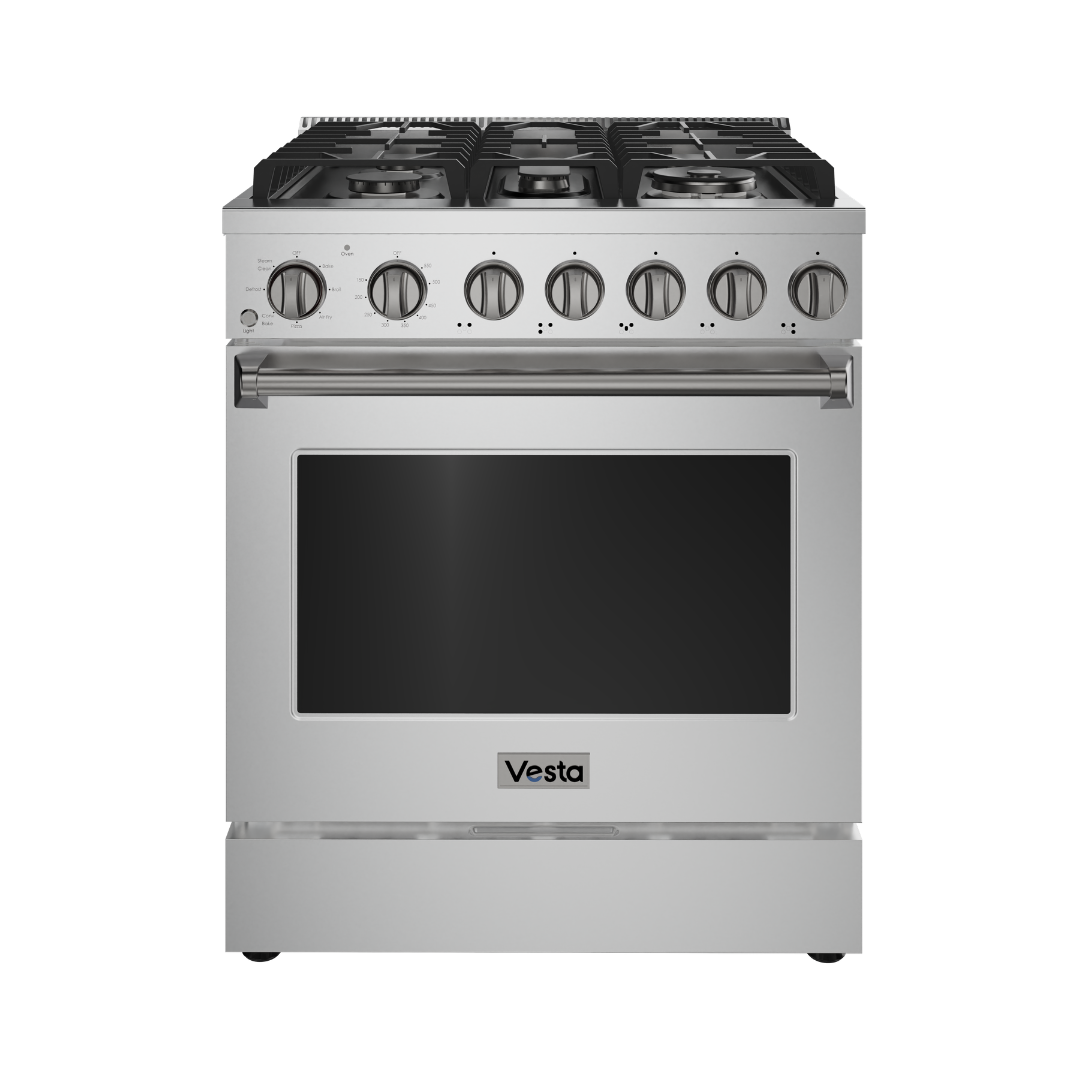 Oregon 30 inch Silver Full Gas Range