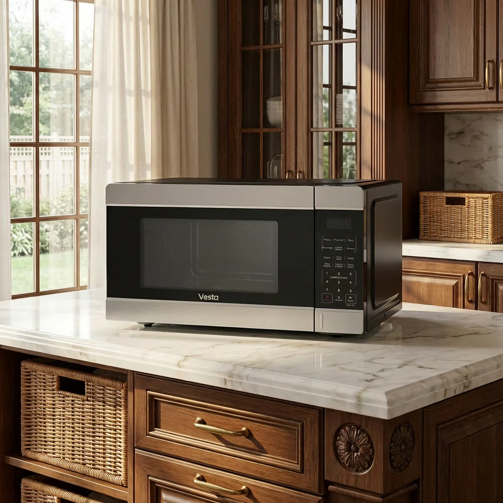 Tokyo 1.1 Cu. Ft. Countertop Microwave - Stainless Steel