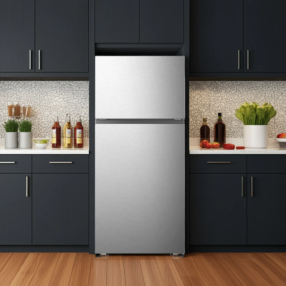 Whitehouse 30 inch  Stainless Steel Refrigerator with Top-Freezer