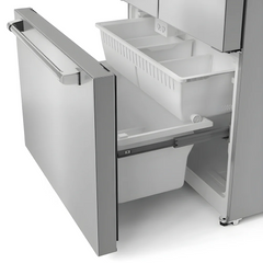 Yukon 36 inch | Silver | French-Door Counter-Depth Refrigerator with Bottom Freezer