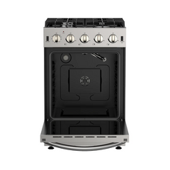 Idaho 24 inch  Silver Full Gas Range
