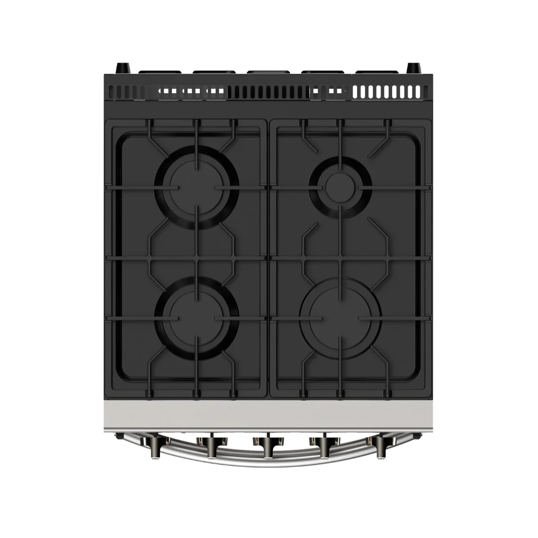 Idaho 24 inch  Silver Full Gas Range