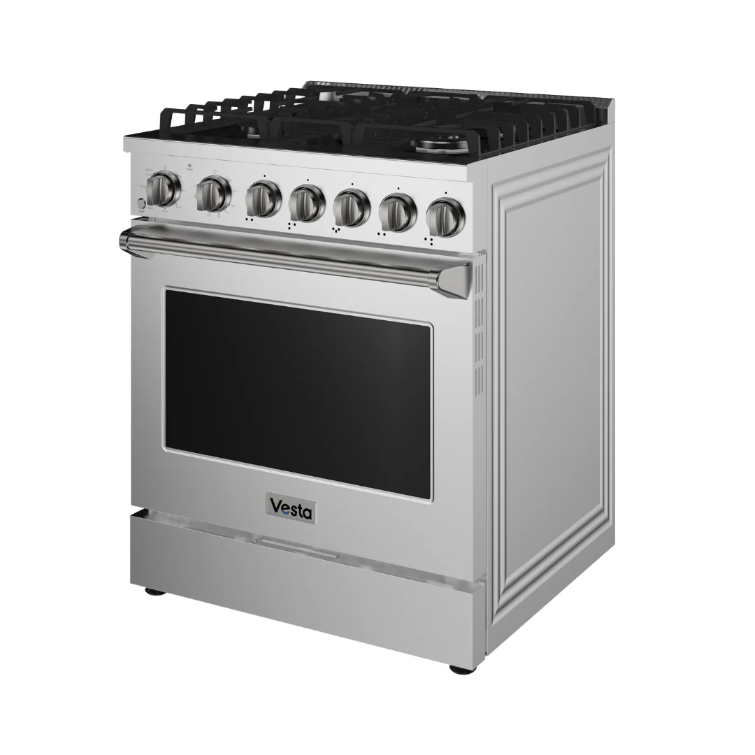 Oregon 30 inch | Silver | Full Gas Range