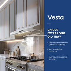 Arlington 30 inch | Silver | 850 CFM Under-Cabinet Range Hood