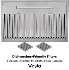 Chicago 24 inch  | Silver | 750 CFM Under-Cabinet Range Hood