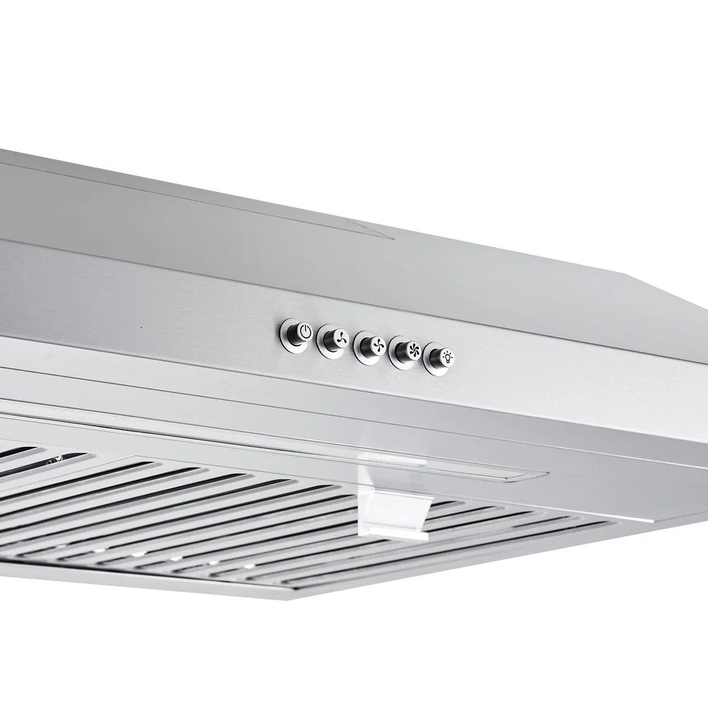 Charlotte 30 inch | Silver | 500 CFM Under-Cabinet Range Hood