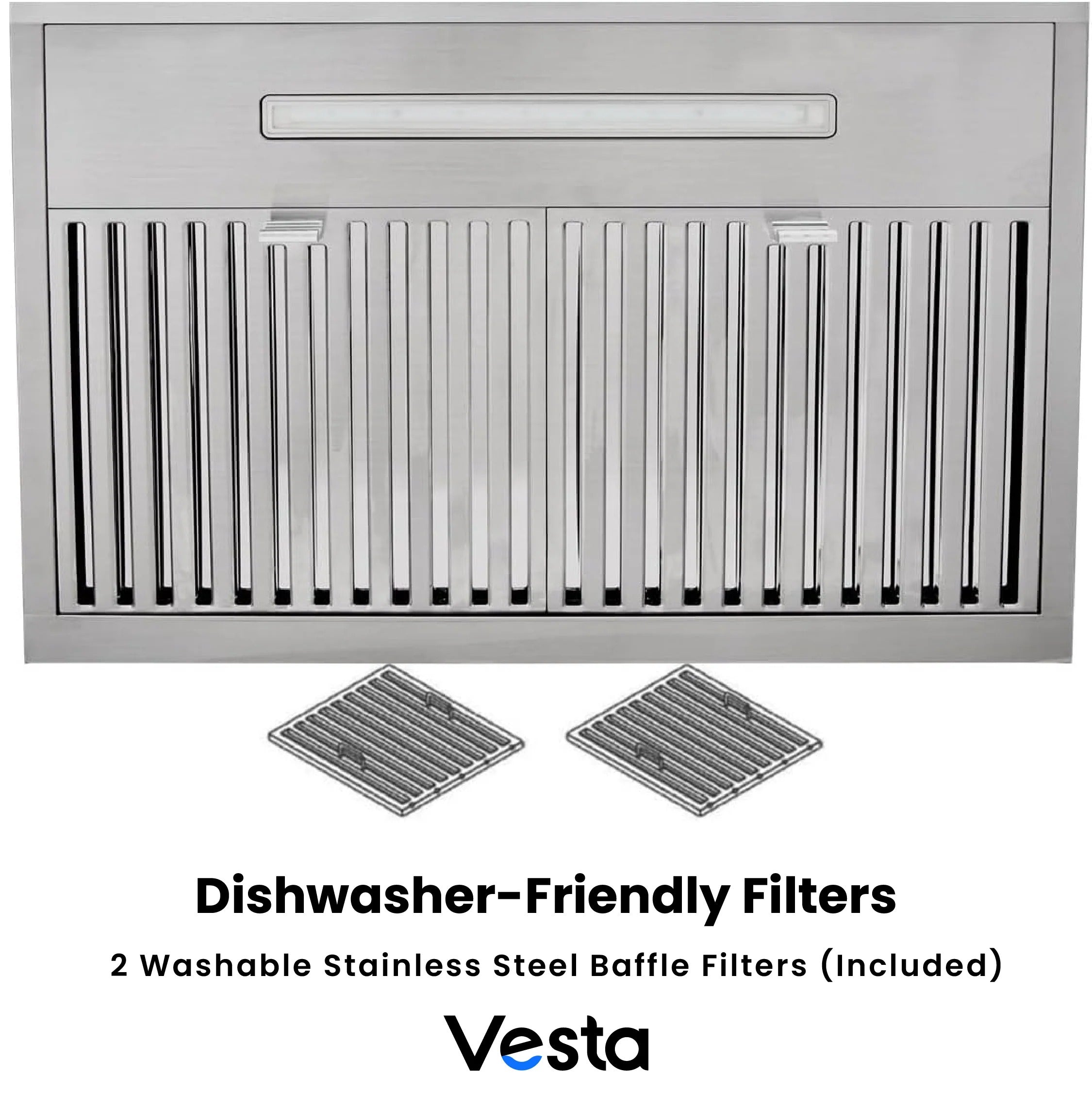 Chicago 30 inch | Silver | 750 CFM Under-Cabinet Range Hood