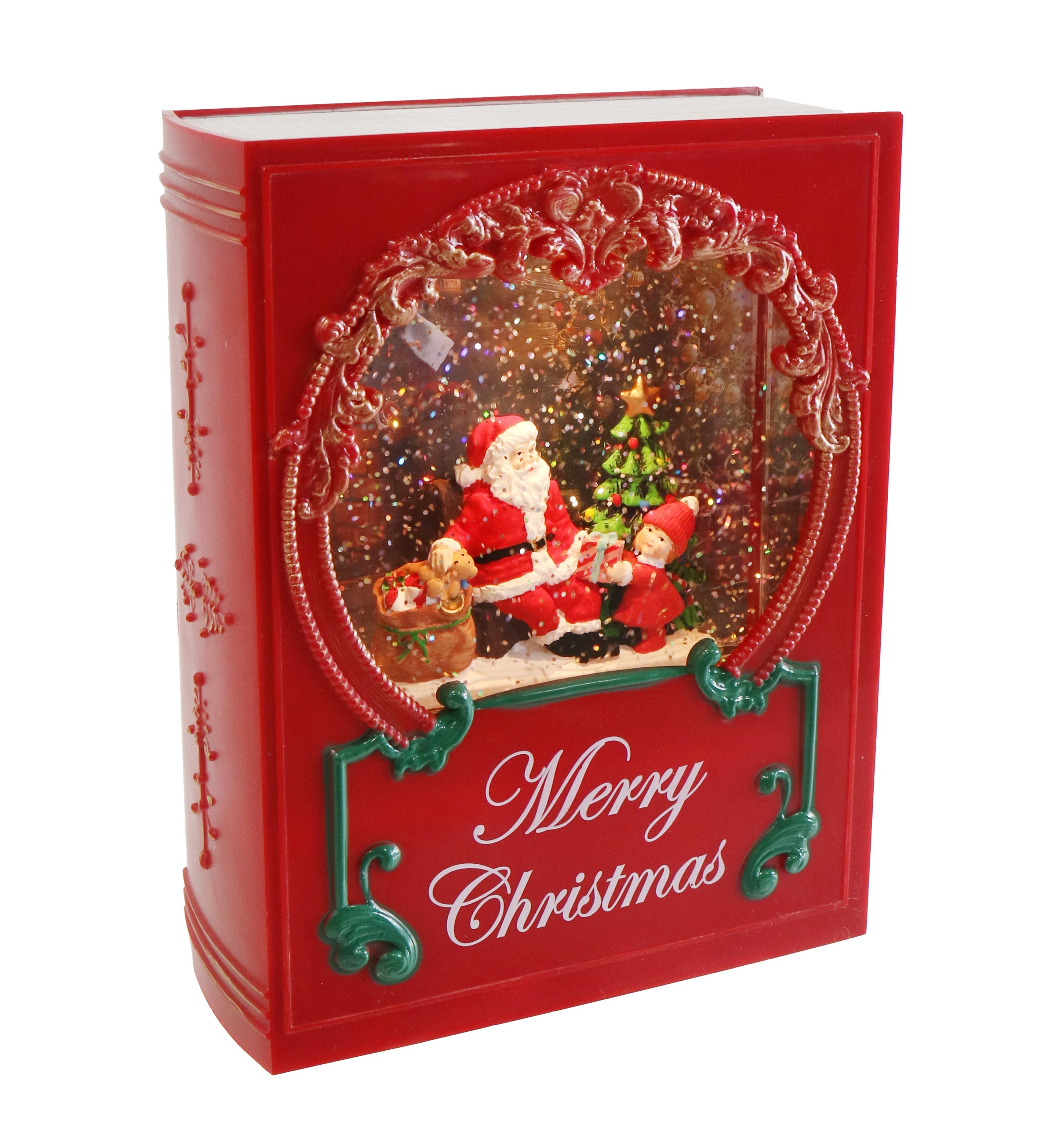Glitter Swirl Music Christmas Book Asst