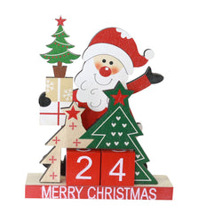 Santa Count Down Deco Asst