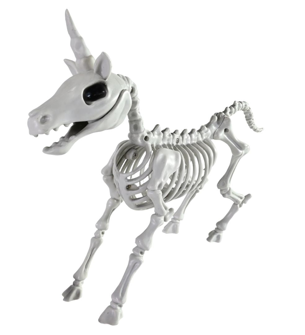 Halloween Unicorn Skeleton Decoration 31cm Novelty Prop