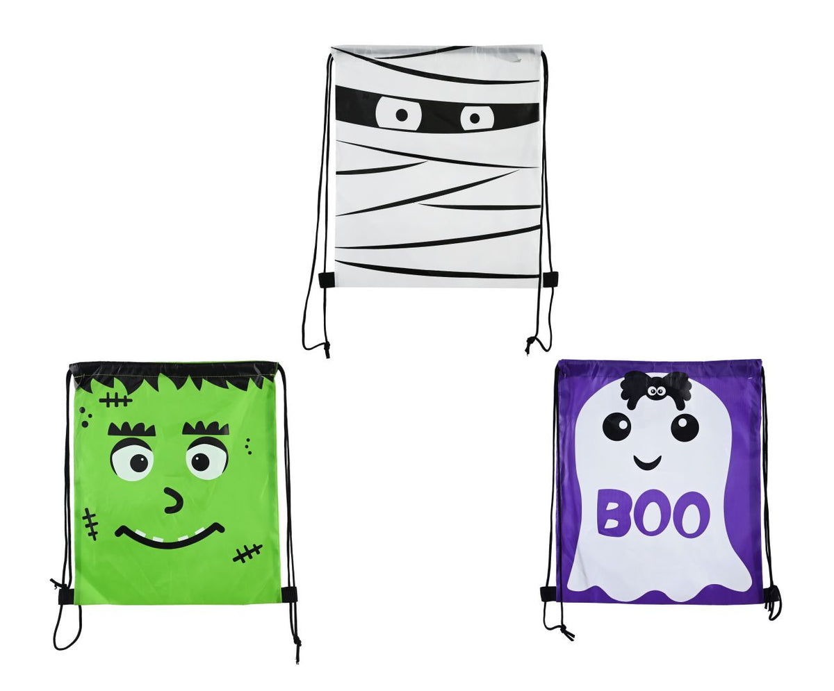 Halloween Drawstring Backpack 40.5cm – 3 Spooky Character Designs