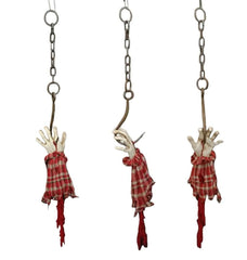 Halloween Zombie Hand on Hook 1m Hanging Door Decoration