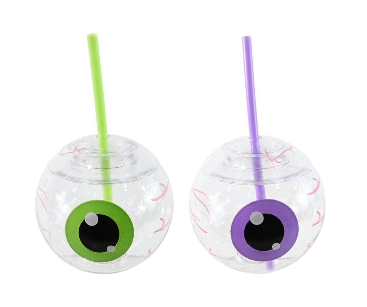 Halloween Giant Eyeball Cup 500mL Novelty Drink Cup – Purple