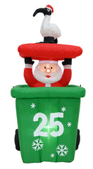 Airpower Santa Pop Up Wheelie Bin w/Bin Chicken