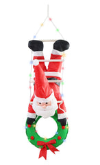 LED Nylon Santa Hang Up Timer B/OP Asst