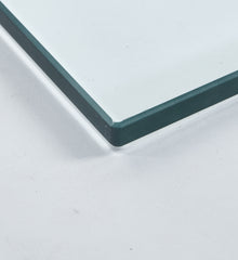 Tempered clear glass top.60x120x1CM