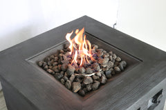 Fiber Reinforced Concrete Propane/Natural Gas Fire Pit Table