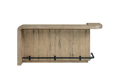 English Knotty Oak Counter Height Bar