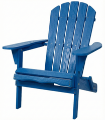 Embossed Wooden Outdoor Folding Adirondack Chair with Pre-Assembled BackRest & SeatBoard,Wood Patio Chair for Garden Backyard Porch Pool Deck Firepit with Wood Grain