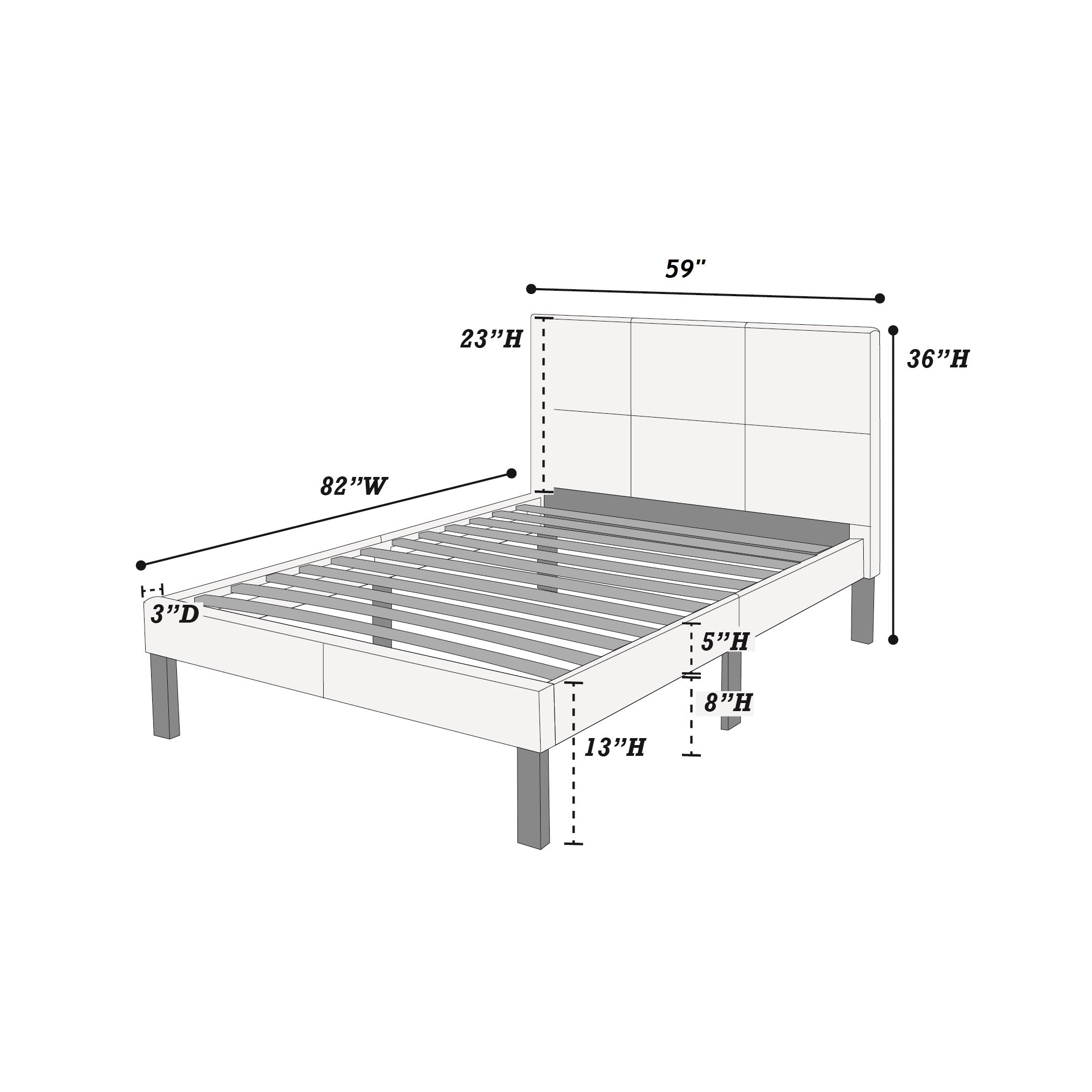 Simple Modern Pink Faux Leather Upholstered Full Size Bed Bedroom Wooden Slats 1pc Platform Bedframe