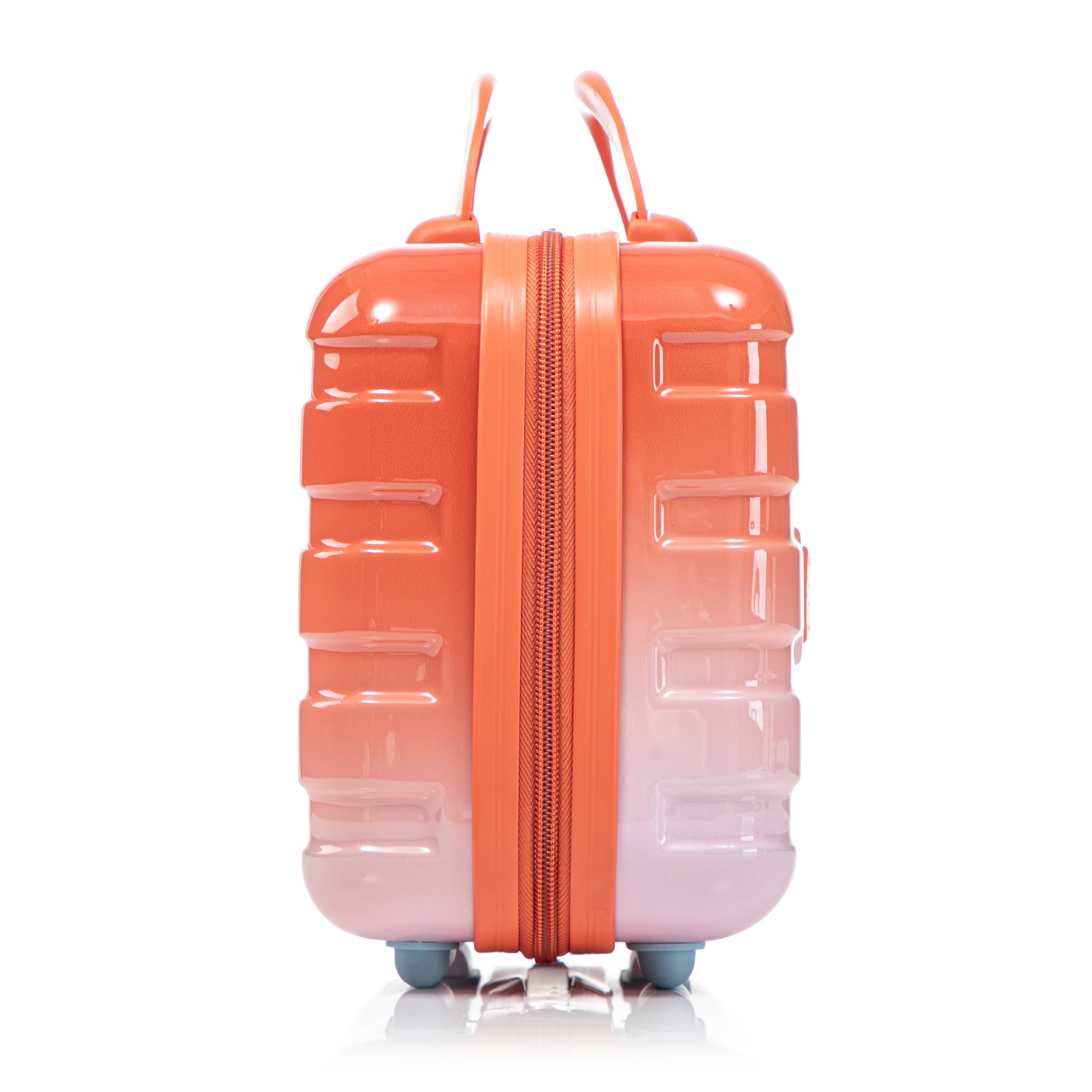 20" Carry-On Suitcase + 14" Cosmetic Case Set (PC Hard Shell, Gradient Blue/Red)