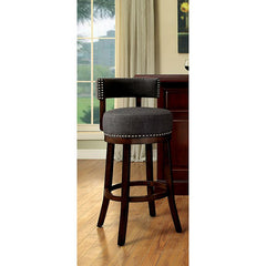 LYNSEY Dark Oak/Gray 29  Bar Stool