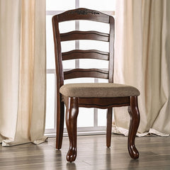 Townsville Dark Walnut/Tan Side Chair (2/CTN)