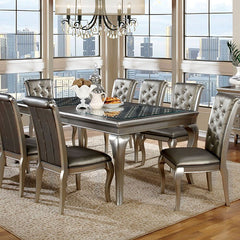 AMINA Champagne 84" Dining Table