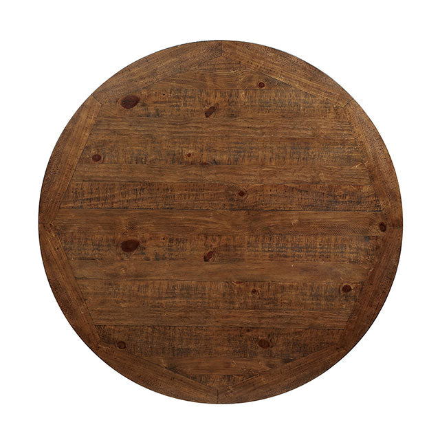 Auletta Transitional Round Dining Table