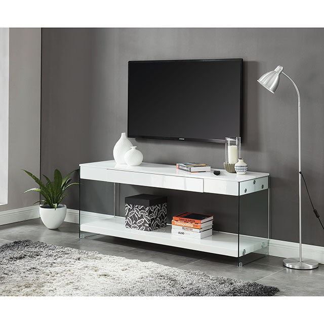 Sabugal White 60  TV Stand