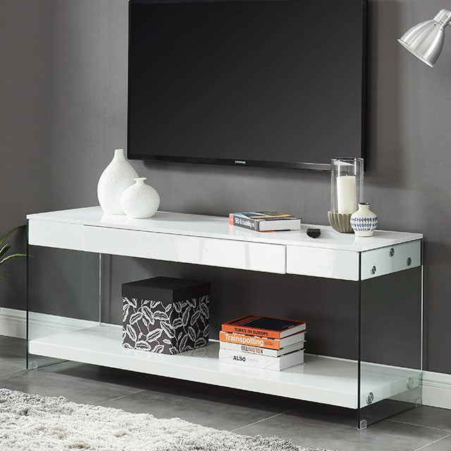 Sabugal White 60  TV Stand