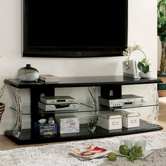 Ernst Black/Clear 60  TV Stand