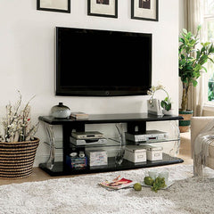 Ernst Black/Clear 60  TV Stand
