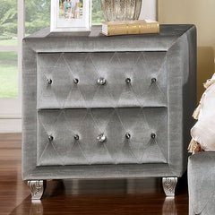 Alzir Night Stand Gray