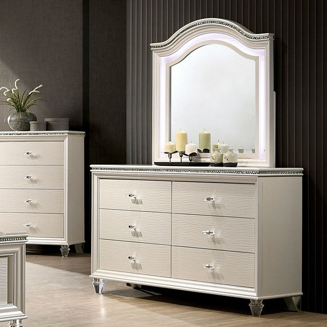 ALLIE Mirror Beige & Rose Gold