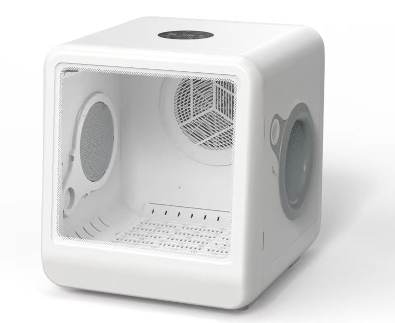 Pet Dryer Room for Cats & Dogs, Cream White