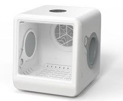 Pet Dryer Room for Cats & Dogs, Cream White