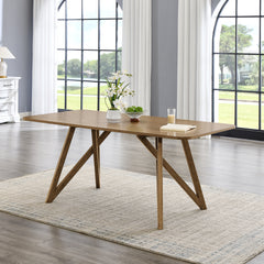 Avery 5-Piece Dining Set, Tripod-Cross Dining Table with 4 Stylish Chairs