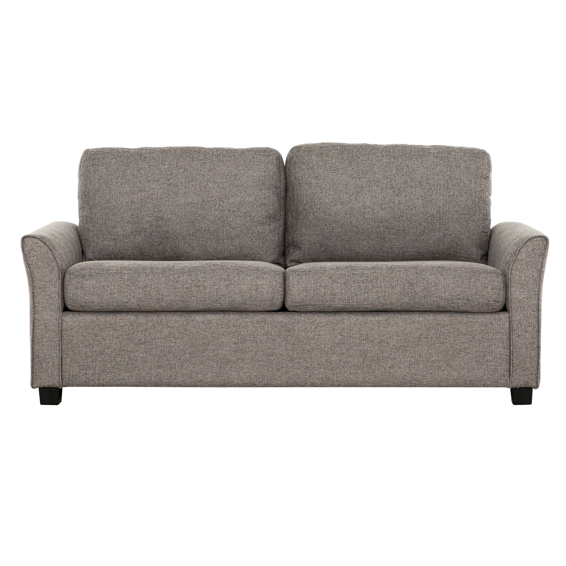 Convertible Sleeper Sofa Couch with USB Ports, Modern Living Room Furniture Full-Size Sofa Bed, Grey