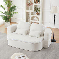 75''2-in-1 Foldable Sofa,Convertible Sleeper Foam Sofa Bed with Multi Functional Blanket, Chenille Floor folding sofa bed,  Floor Sofa Lounge Sofa for Living Room Bedroom Lounge Studio