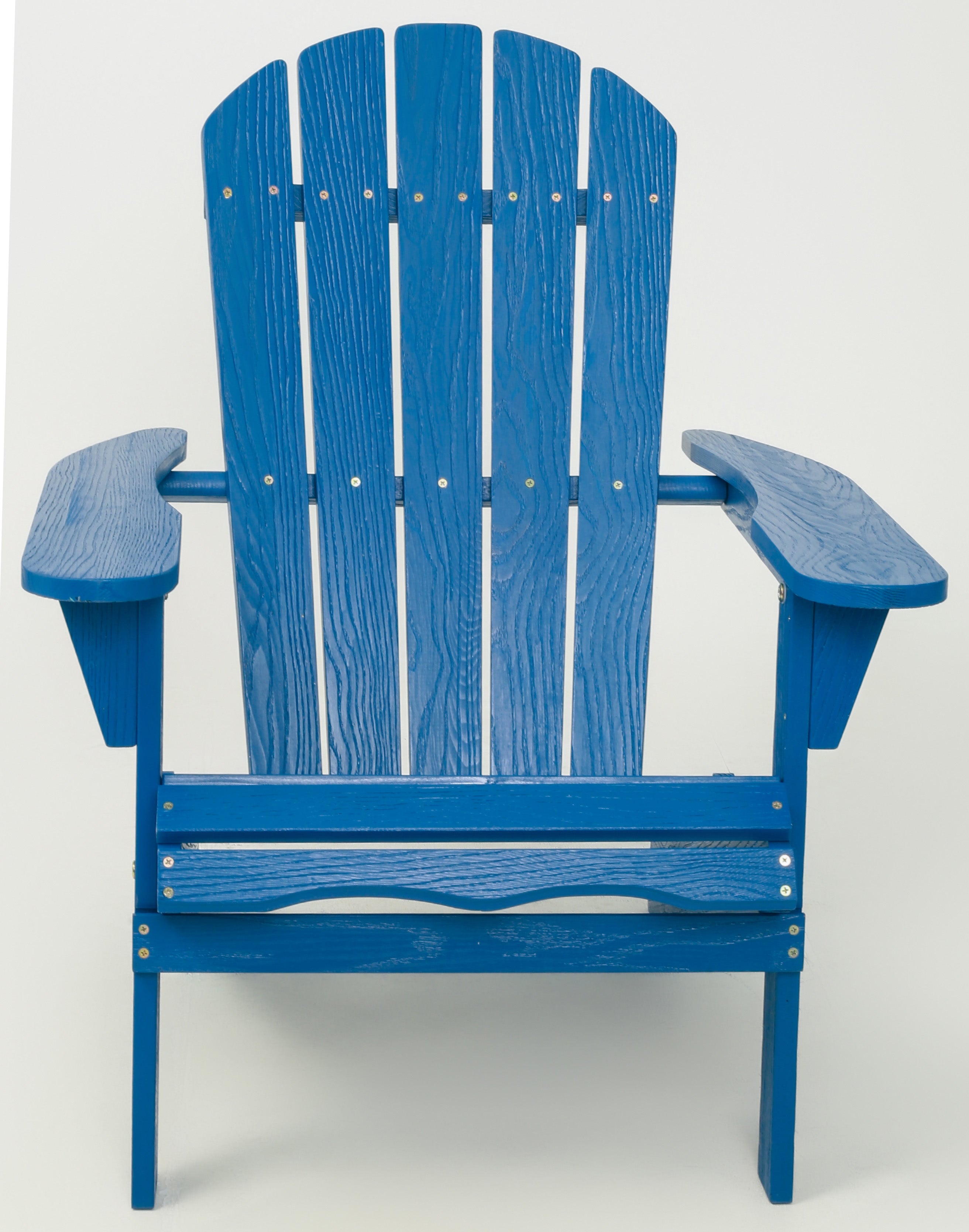 Embossed Wooden Outdoor Folding Adirondack Chair with Pre-Assembled BackRest & SeatBoard,Wood Patio Chair for Garden Backyard Porch Pool Deck Firepit with Wood Grain
