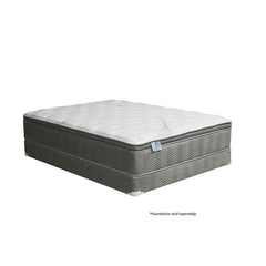 STORMIN White/Gray 13" Euro Pillow Top Mattress