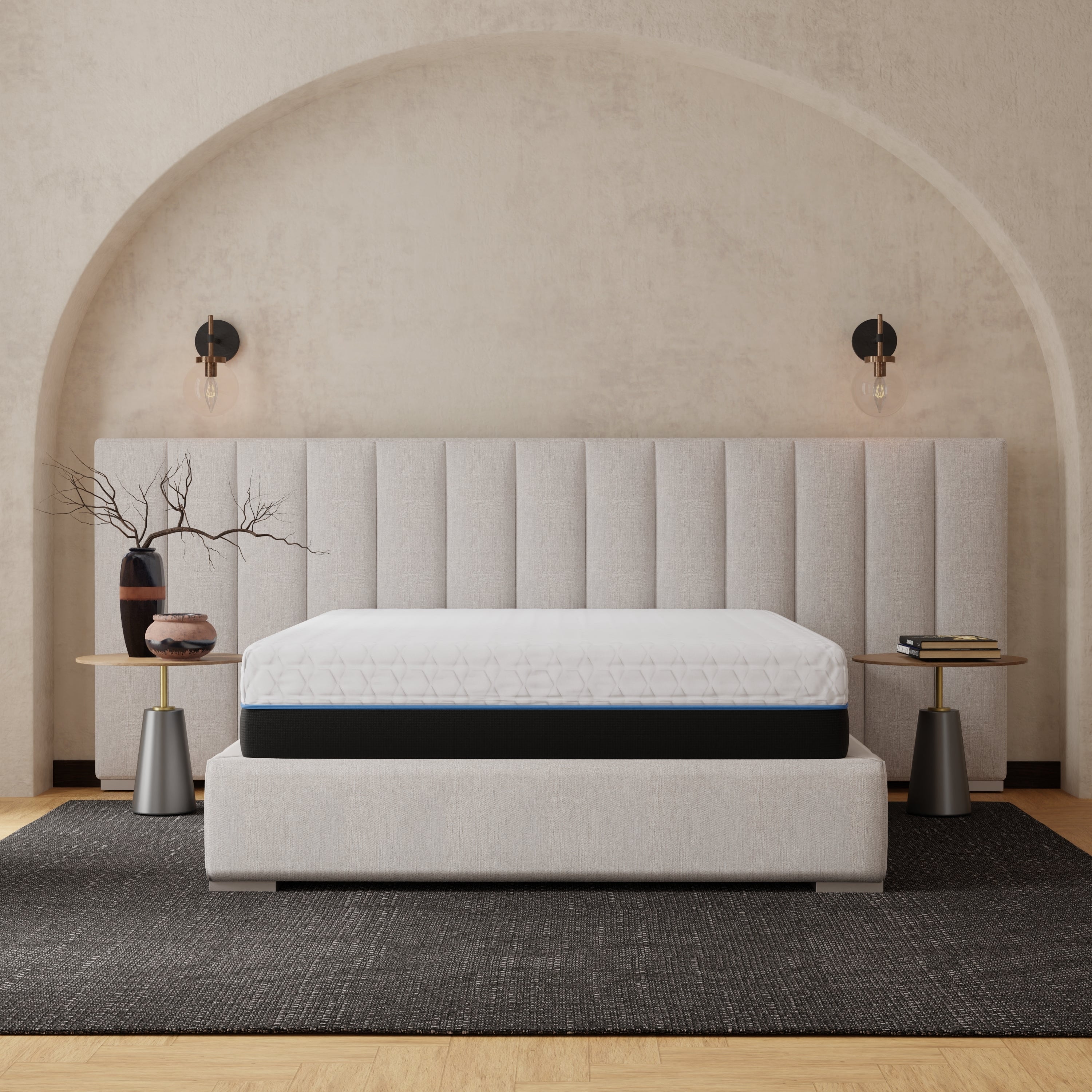 Copper Infused 12 Inch Soft Memory Foam King Mattress