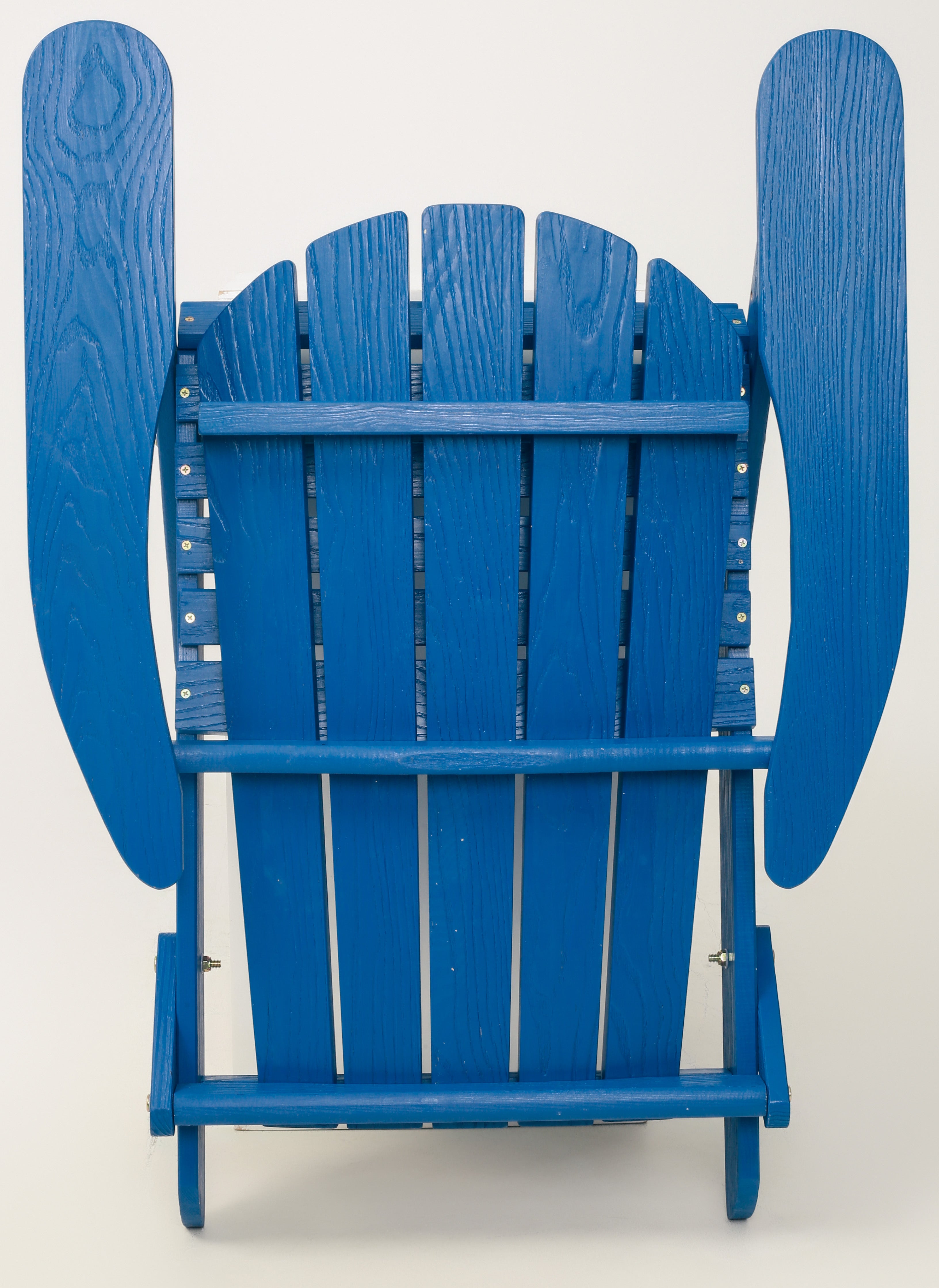 Embossed Wooden Outdoor Folding Adirondack Chair with Pre-Assembled BackRest & SeatBoard,Wood Patio Chair for Garden Backyard Porch Pool Deck Firepit with Wood Grain