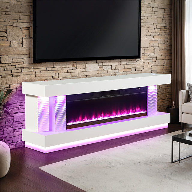 Peseux 71  TV Stand w/ Electric Fire Place